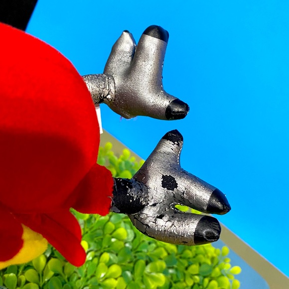 DISNEY STORE VTG 2000 102 DALMATIANS WADDLEWORTH MACAW PARROT w/SOUND BEAN BAG - Picture 10 of 10